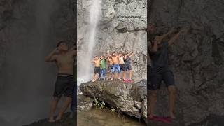 Dancing under waterfall comedy bollywood hindisong trending viralvideo instareels [upl. by Strohbehn]