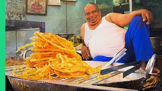 Sweet INDIAN STREET FOOD Tour in North India Indias Dessert Capital [upl. by Nnylrefinnej517]