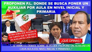 😱ATENCION🔴 PROPONEN PL DONDE SE BUSCA PONER UN AUXILIAR POR AULA EN NIVEL INICIAL Y PRIMARIA [upl. by Aicina179]