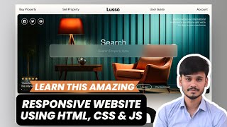 Responsive Website Design Using HTML CSS And JavaScript [upl. by Hanforrd]