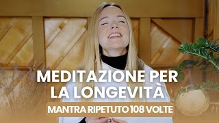 Mantra Tibetano per la Longevità ripetuto 108 volte  Meditazione Completa con Thea [upl. by Euqinamod426]