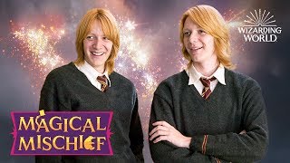 5 Most Mischievous Weasley Twins Moments  Wizarding World [upl. by Hali]