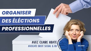 CSE  organiser des élections professionnelles [upl. by Arimat]