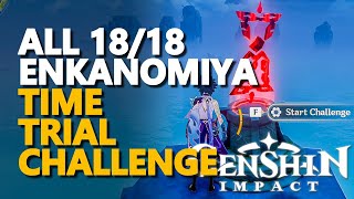 All Enkanomiya Time Trial Challenge Genshin Impact [upl. by Norraj]