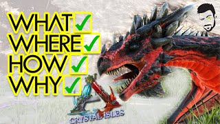 Everything You Need to Know about Blood Wyverns  ARK Crystal Isles [upl. by Gabriele]