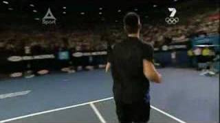 2008 Australian Open  Mens Final  Match Point [upl. by Drabeck]