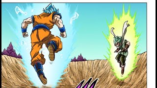 GOKU VS GRANOLAH MANGA COLOR [upl. by Llennaj]