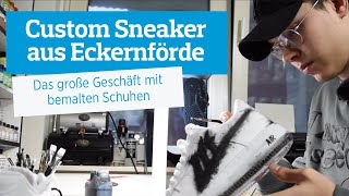 Customized Sneaker Eckernförder bemalt Schuhe von Nike und Co [upl. by Anhsirk918]