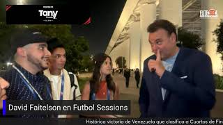 David Faitelson en Fútbol Sessions quotVenezuela obtendrá el respeto cuando clasifique al Mundialquot [upl. by Pressey]