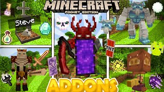 😮Los 12 addons más increíbles para Minecraft PEBedrock 1211 [upl. by Birkle]