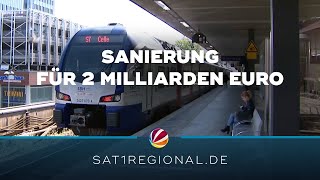 Bahn saniert Hauptbahnhof Hannover für 2 Milliarden Euro [upl. by Auqcinahs]