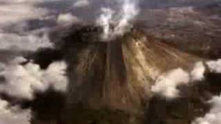 Mount Vesuvius erupting 79 AD  from Doctor Who Fires of Pompeii [upl. by Marlane]