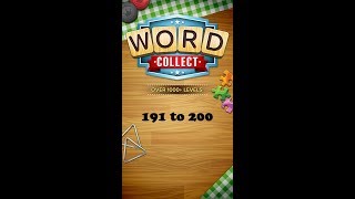 Word Collect Level 191 192 193 194 195 196 197 198 199 200 [upl. by Yalonda]