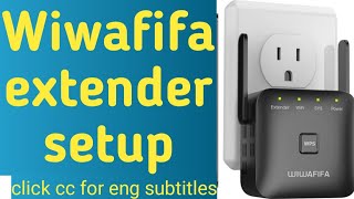 Wiwafifa wifi extender signal booster Setup  Wiwafifa extender setup  Devicessetup [upl. by Blanchard845]