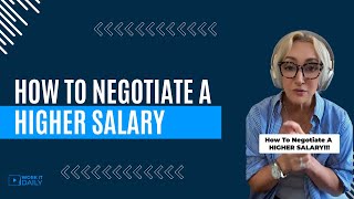 How To Negotiate A HIGHER SALARY [upl. by Gerge]