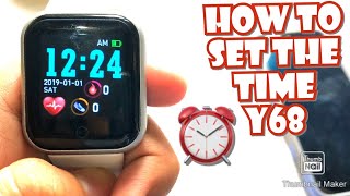 How to set date and time on any smart watch or smart band [upl. by Mutat]