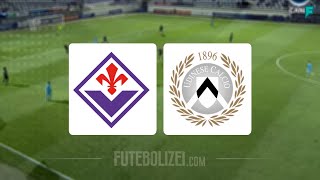 Fiorentina x Udinese ao vivo pelo Campeonato Italiano [upl. by Llechtim822]