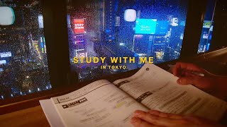 ☕ STUDY WITH ME  tokyo city views  pomodoro timer  chill lofi ft studywithbento 勉強 ライブ [upl. by Yesrod]