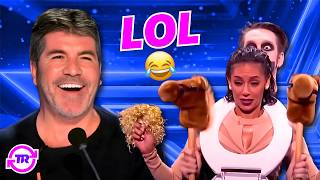 5 BEST and FUNNIEST Tape Face Performances on Got Talent [upl. by Ateuqram]