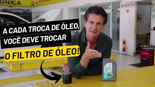 Quando você deve trocar o filtro de óleo A cada troca de óleo Vem entender [upl. by Kcub77]