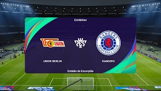 1 FC Union Berlin vs Rangers 27072024 Club Friendlies PES 2021 [upl. by Innor]