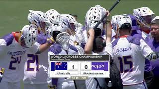 Australia vs Haudenosaunee Mens World Lacrosse Championship 2023 Bronze Medal game [upl. by Arorua]