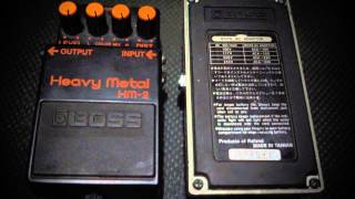 BOSS HM2 MIJ VS MIT HEAVY METAL COMPARISON [upl. by Ahsinom563]