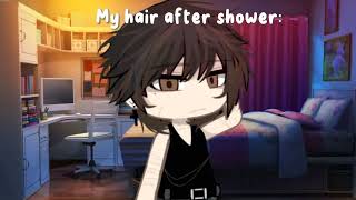 My hair after shower irl oc [upl. by Schalles]