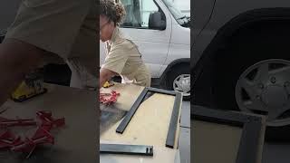 Camper Van Building cabinet doors VanLife RVlife CruiseLife [upl. by Enyrb]