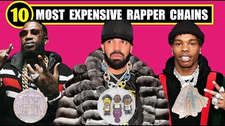 TOP 10 MOST EXPENSIVE RAPPER CHAINS 💎  2024  💎 CUSTOM DIAMOND CHAINS [upl. by Coltin]