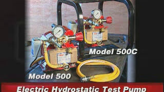 Electric Hydrostatic Test Pump Demo  Reed Manufacturing [upl. by Cindi]