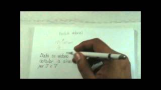 Geometria Analítica Como calcular a área de um paralelogramo utilizando Produto Vetorial [upl. by Ignatia]