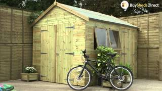 The Ultimate Heavy Duty Garden Workshop Sheds from Buy Sheds Direct [upl. by Alemaj]