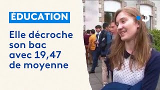 Elle décroche son bac avec 1947 de moyenne [upl. by Frants68]