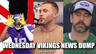 Minnesota Vikings News Dump 1022024  London Week Harrisons Toxic Trait Rodgers Already Hurt [upl. by Stephen]