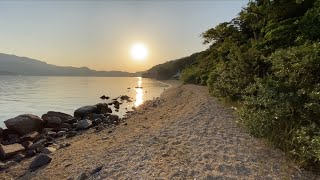 Japan Insel Walk 1Shodoshima Sen Guesthouse Privatstrand Umgebung 62021 [upl. by Marion]