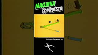 MAQUINA COMPUESTA physics fisica scientist science mecanica leyesdenewton ciencia newton [upl. by Anelec320]