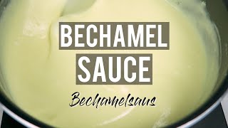 Vegan Bechamel Sauce  Simple creamy sauce recipe [upl. by Latimore]