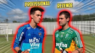 O REZENDE JOGOU CONTRA UM GOLEIRO PROFISSIONAL [upl. by Oirtemed]