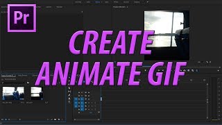 How to Create a Gif in Premiere Pro CC 2017 [upl. by Burkley]