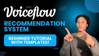 Voiceflow Product Recommendation System Tutorial  With Templates [upl. by Tumer]