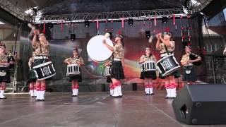 Częstochowa Pipes amp Drums Częstochowa Polska  Podlaska Oktawa Kultur 2013 [upl. by Jan]