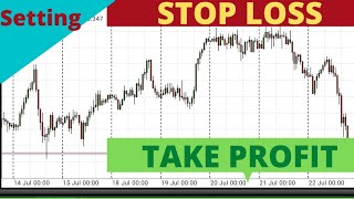 How to set StopLoss and TakeProfit in MT4  Forex for Beginners [upl. by Orrocos548]