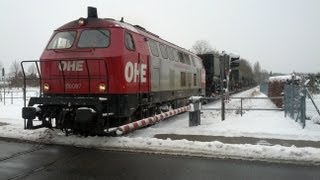 OHE mit Militär und Vieles mehr Eisenbahn im Lüneburger Winter [upl. by Epps863]