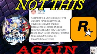 Genshin Censorship Chinese players videos deleted [upl. by Gahl]