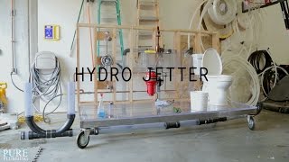 Hydro Jetter Demo  Pure Plumbing Las Vegas [upl. by Birk307]