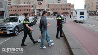 Drie mannen aangehouden na beklimmen van flatgebouw Zwolsestraat Den Haag [upl. by Justinn837]