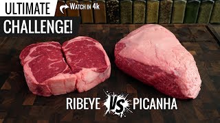 Sous Vide PICANHA vs RIBEYE the ultimate challenge Cold Grate Technique [upl. by Xylia]