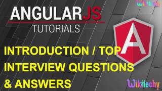 Top 10 Angular js Interview question and answers for freshers and experienced online videos [upl. by Chandal]