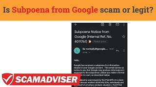 Subpoena notice from Google  scam or legit email about Playtika lawsuit Will you get money for it [upl. by Sandell100]